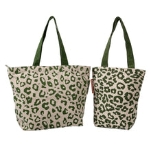 Afbeelding in Gallery-weergave laden, Duurzame combo Luipaard Shopper plus tote bag