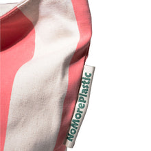 Afbeelding in Gallery-weergave laden, Strandtas_shopper biologisch katoen Oud Roze detailfoto