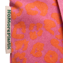Afbeelding in Gallery-weergave laden, Tote bag Magenta Luipaard detailfoto