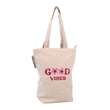 Afbeelding in Gallery-weergave laden, Tote bag met rits Good Vibes