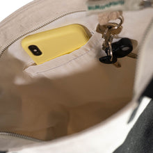 Afbeelding in Gallery-weergave laden, tote bag met rits moo musthave foto binnenkant tas