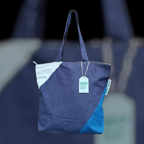 Shopper Indigo Blue biologisch katoen