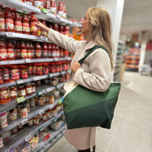 Afbeelding in Gallery-weergave laden, Shopper biologisch katoen Amazon Greene actiefoto winkel
