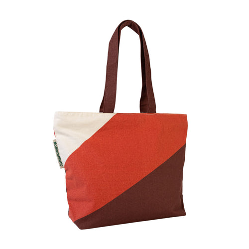 Shopper met rits Autumn biologisch katoen