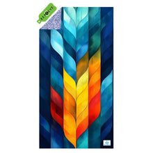Afbeelding in Gallery-weergave laden, Sneldrogend strandlaken FLAME - Duurzaam gemaakt van gerecycled plastic - SooBluu 100cm x 190cm
